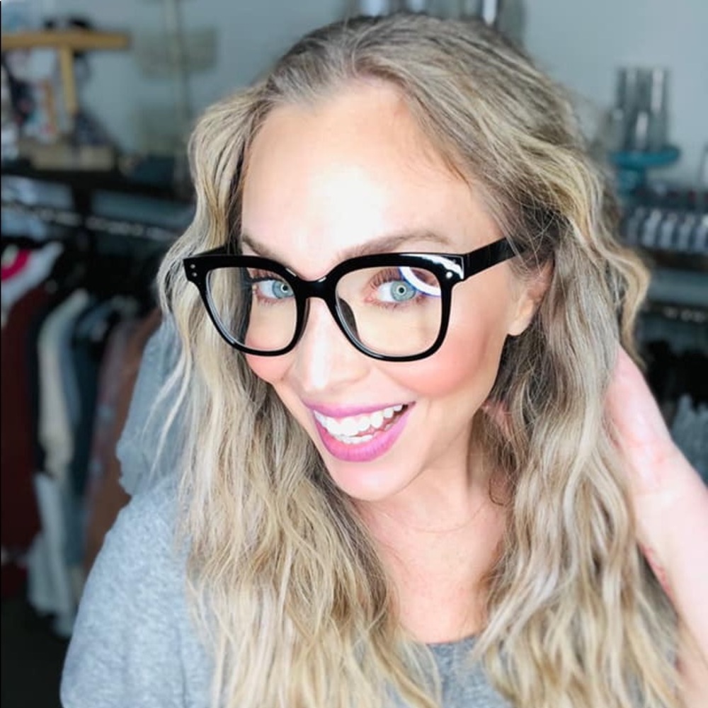 Black Blue Light Blocker Glasses